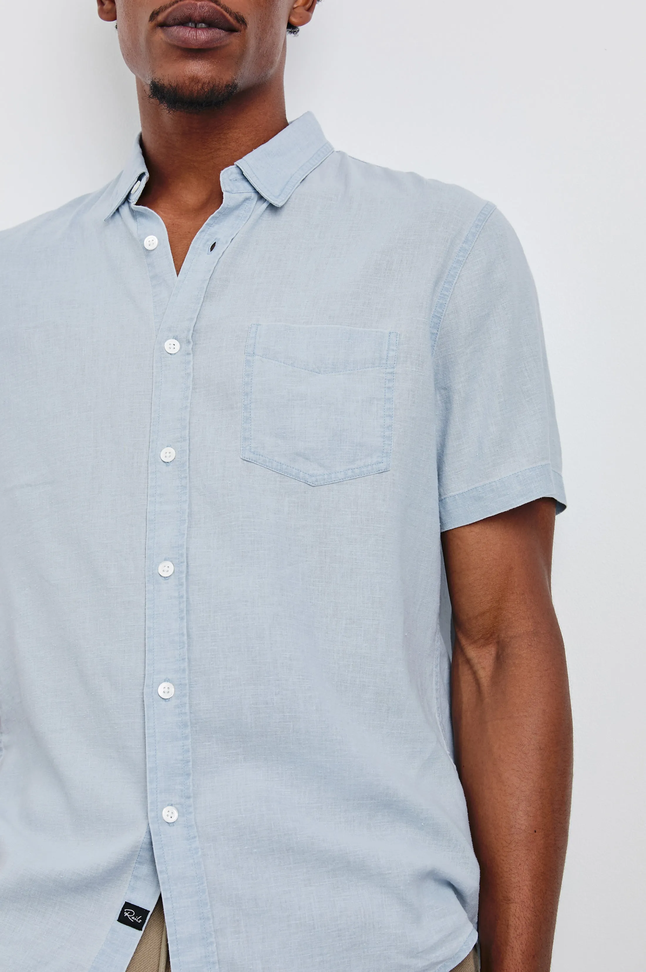 PAROS SHIRT - BLUE LAGOON Rails