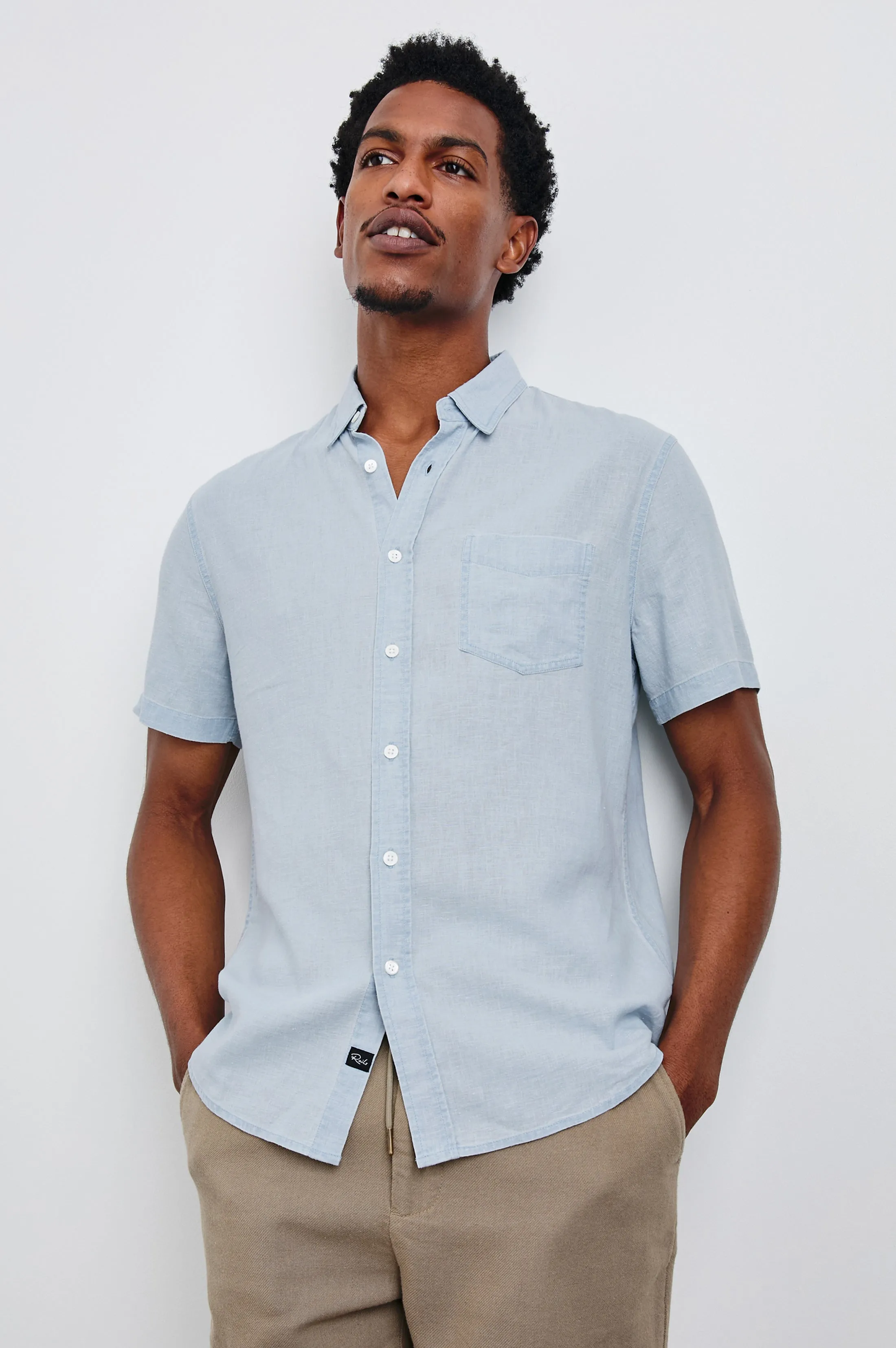 PAROS SHIRT - BLUE LAGOON Rails