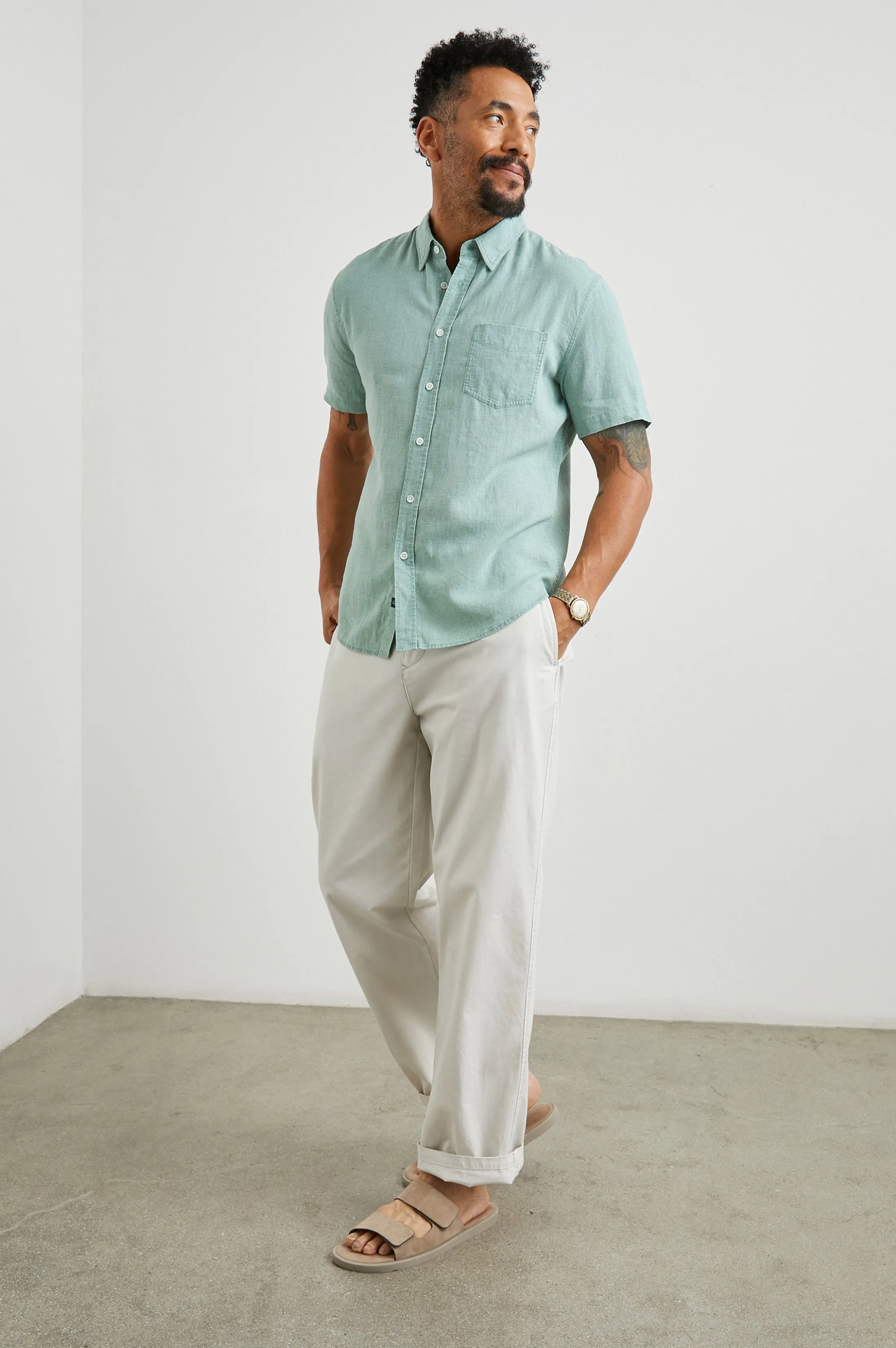PAROS SHIRT - JADE Rails