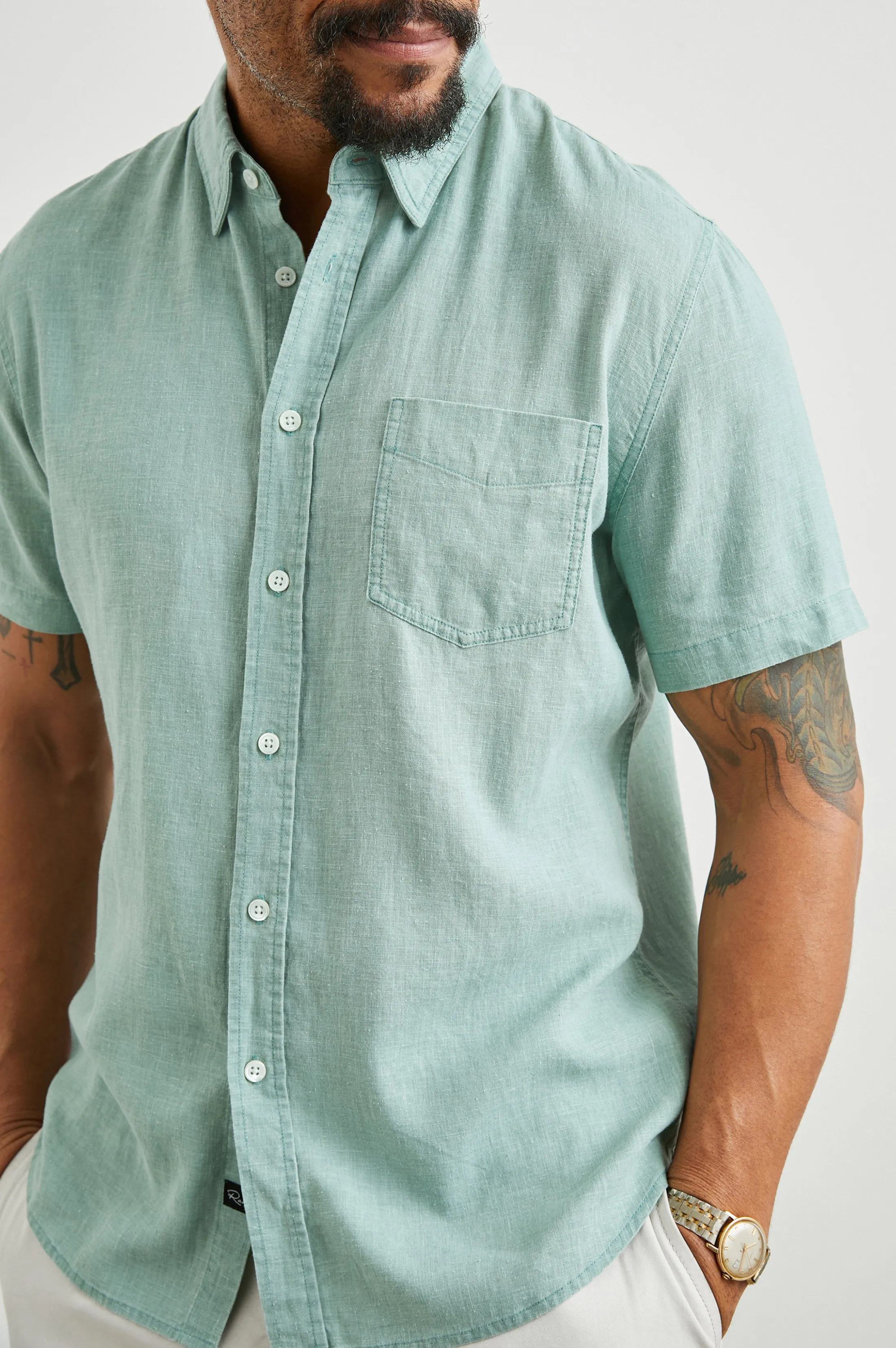 PAROS SHIRT - JADE Rails