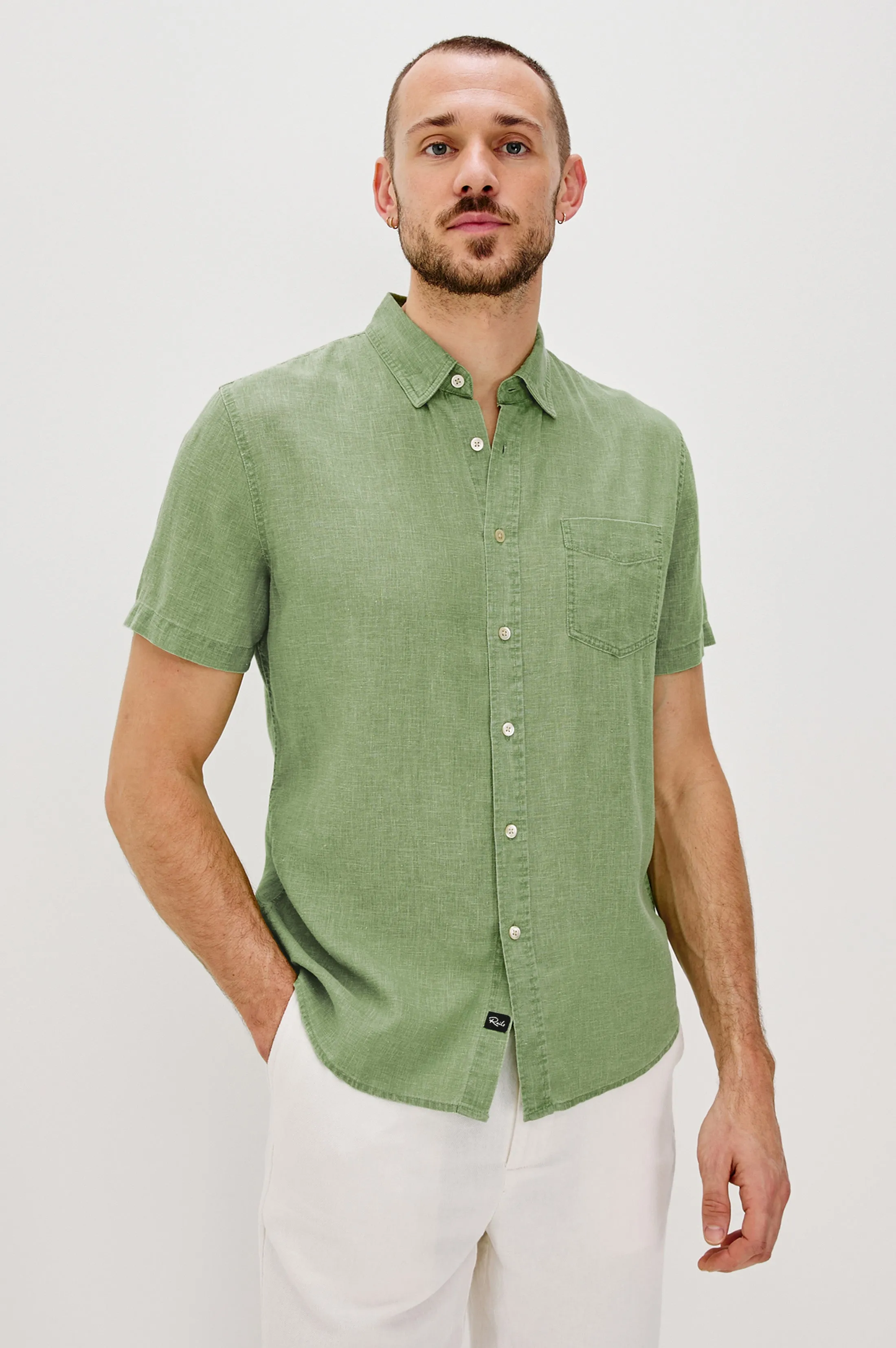 PAROS SHIRT - MATCHA Rails