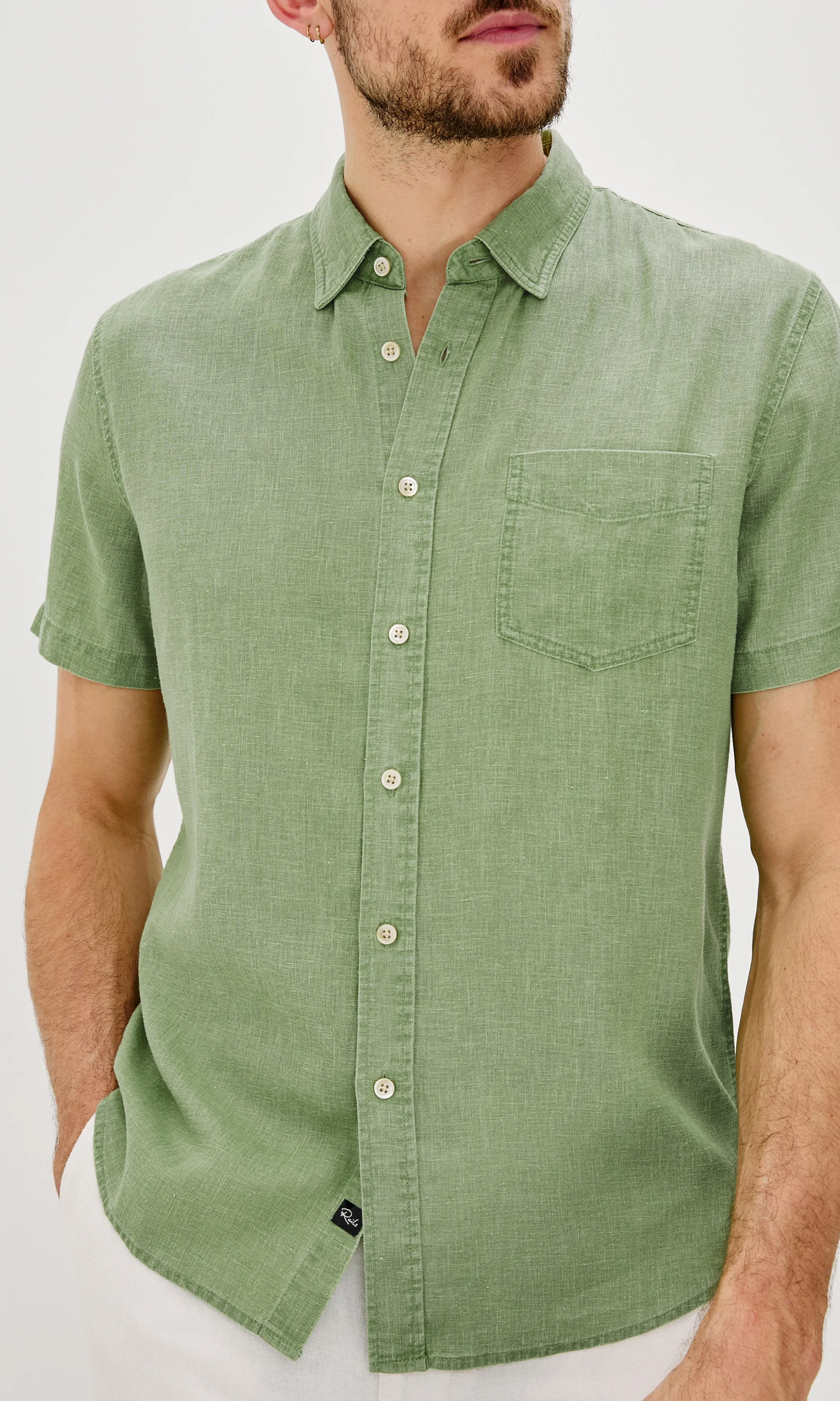 PAROS SHIRT - MATCHA Rails