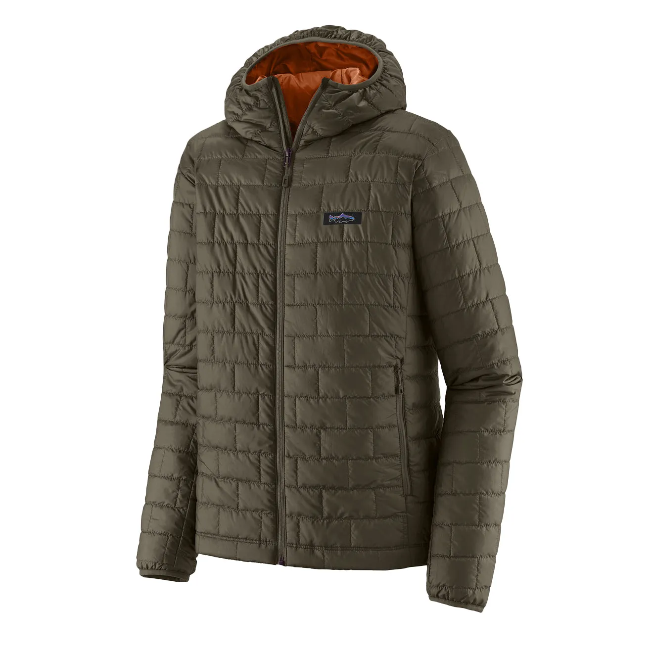 Patagonia Nano Puff Fitz Roy Trout Hoody Pine Needle Green