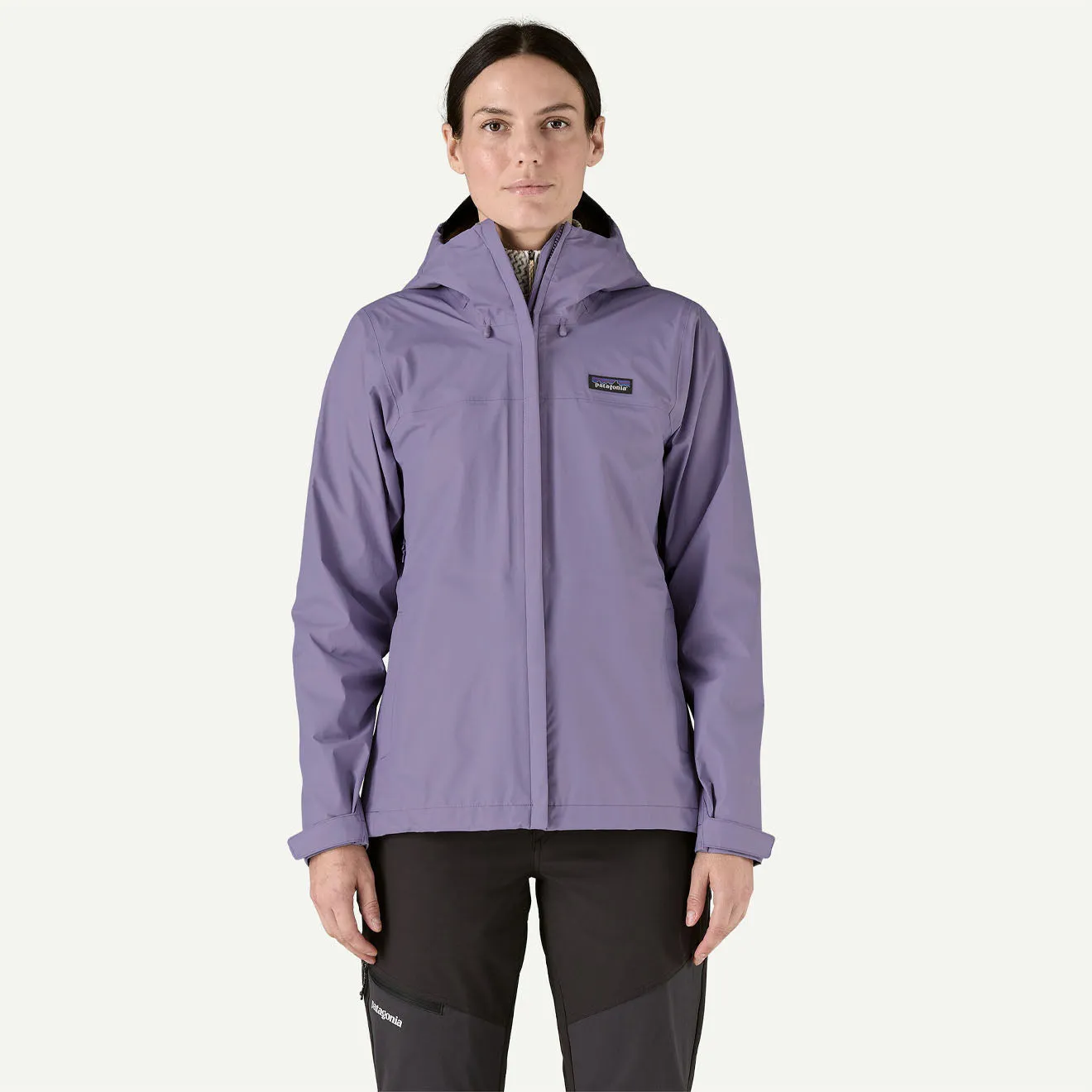Patagonia Womens Torrentshell 3L Rain Jacket Concrete Purple