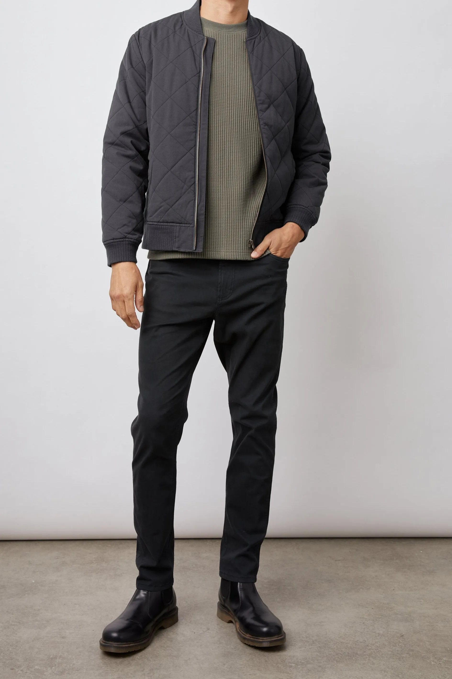 PENINSULA JACKET - WASHED BLACK Rails