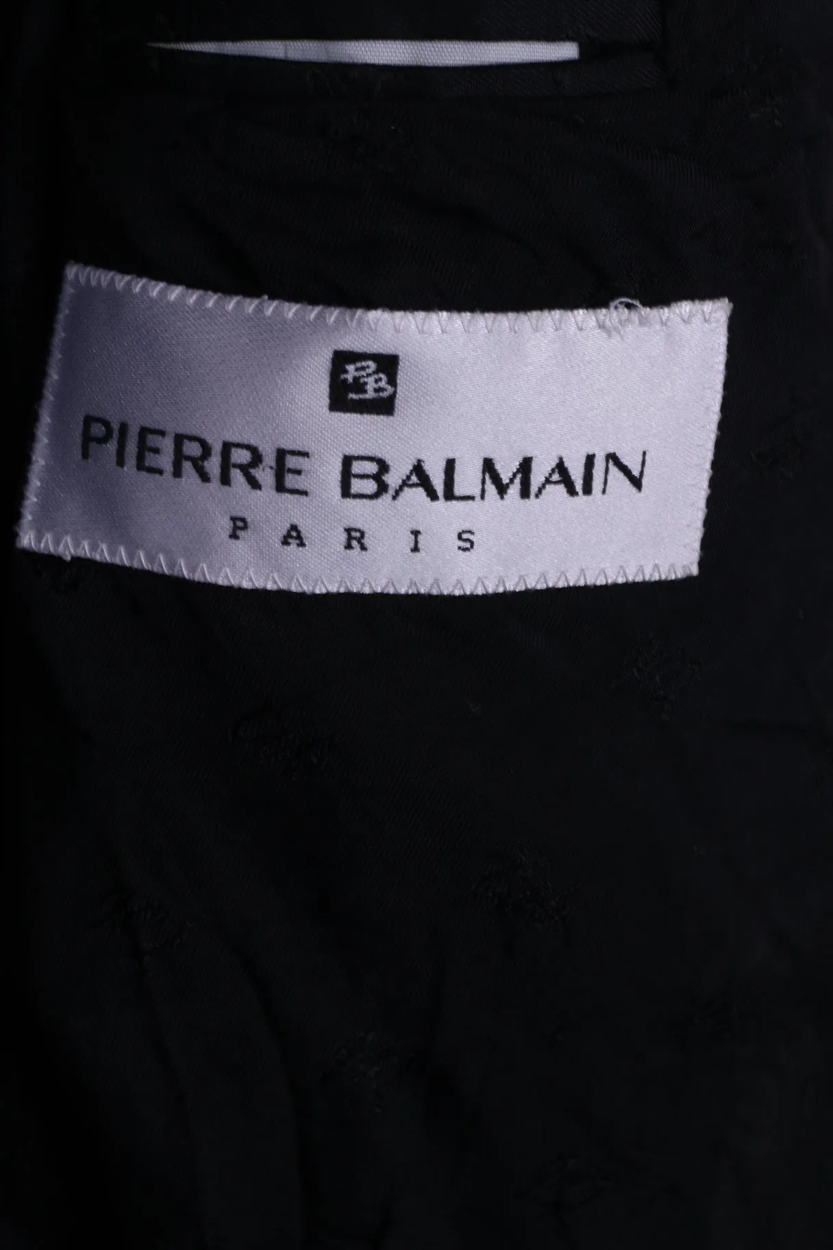 Pierre Balmain Mens S Blazer Black Detailed Buttons Single Breasted Jacket
