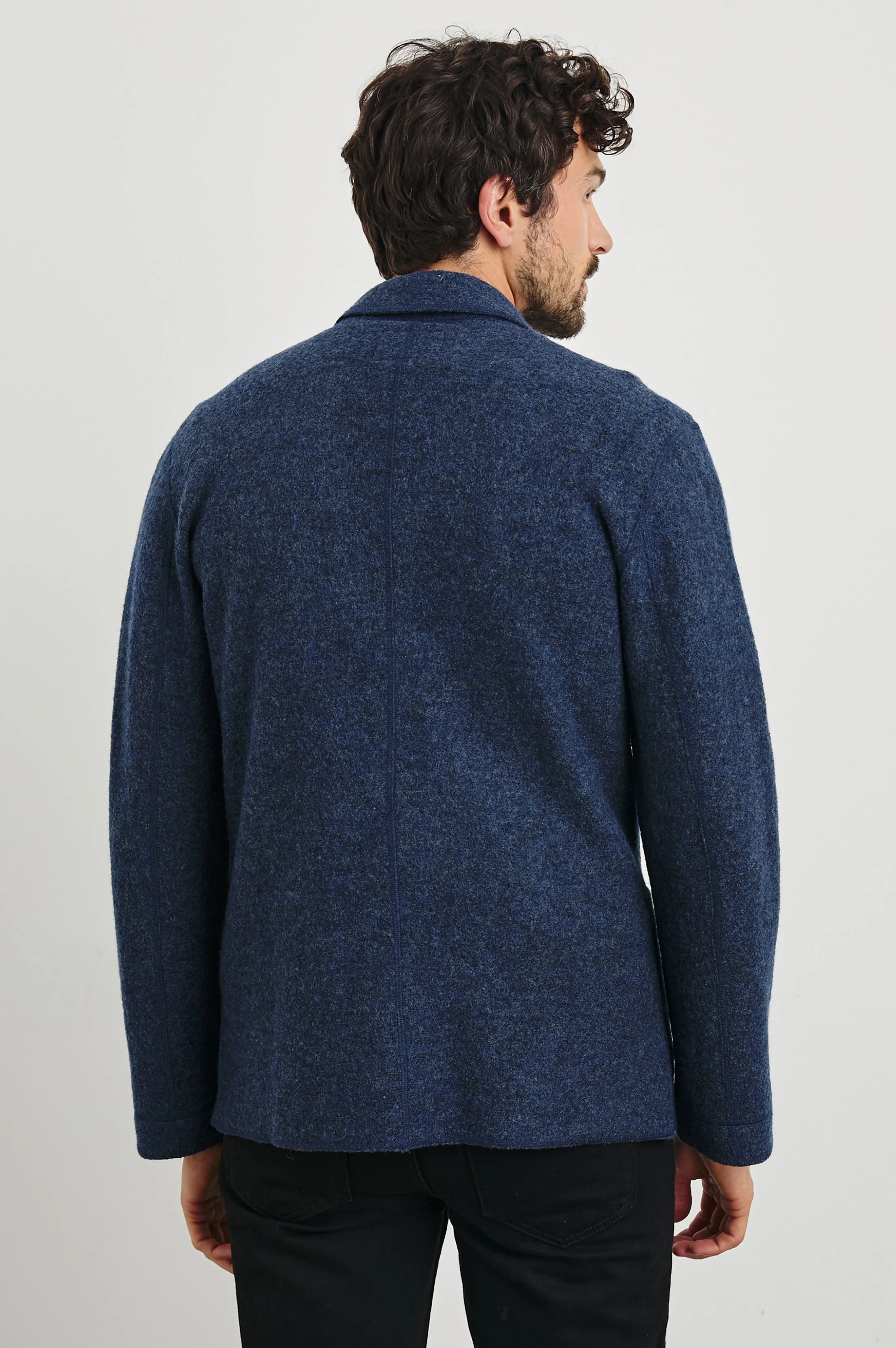 PIERRE BLAZER - BLUE MELANGE Rails
