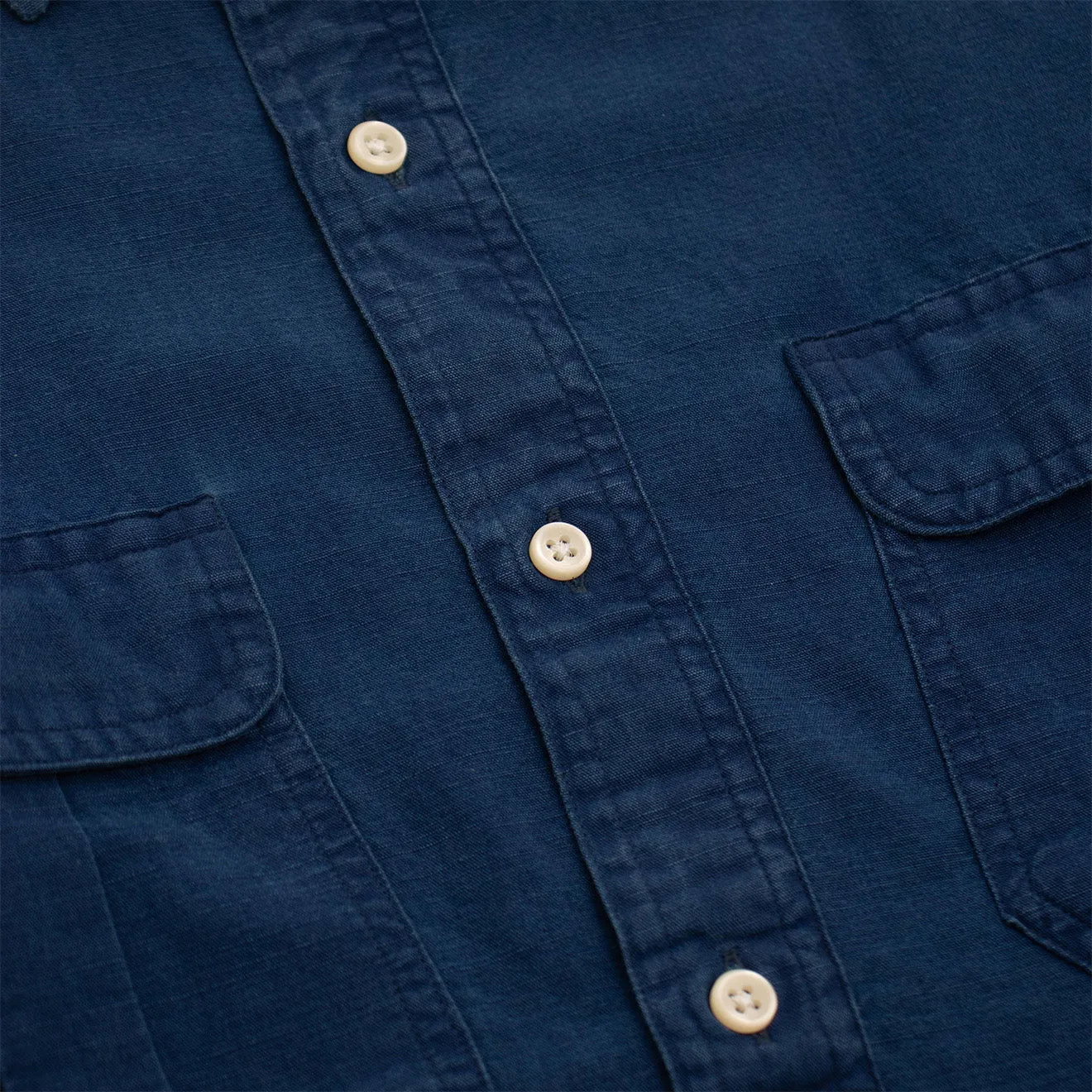Polo Ralph Lauren Classic Fit Indigo Popover Workshirt Indigo