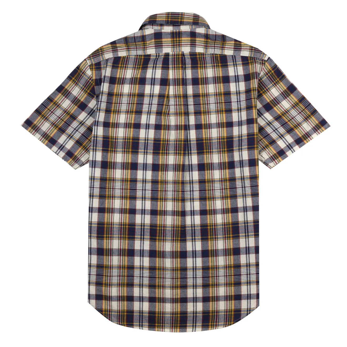 Polo Ralph Lauren Cotton Check Shirt Navy / Yellow Multi