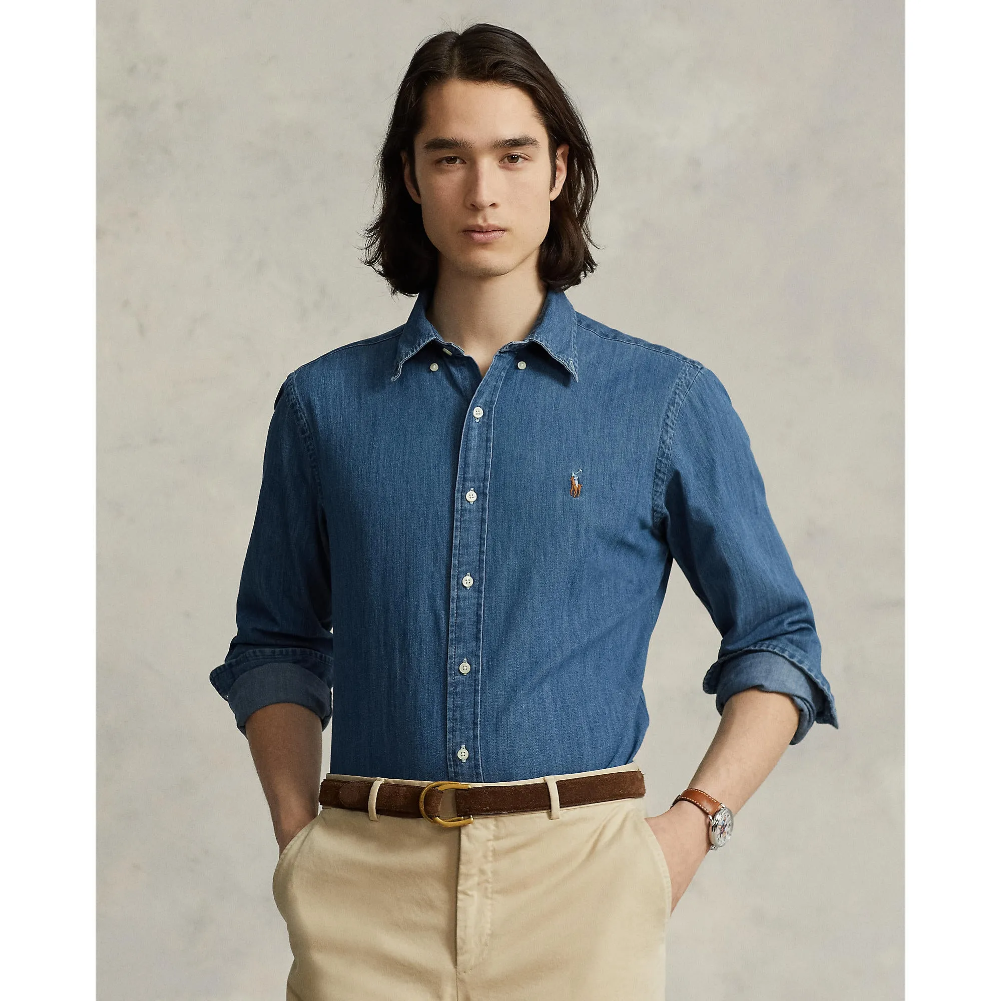 Polo Ralph Lauren - Custom Fit Denim Shirt - Blue Denim
