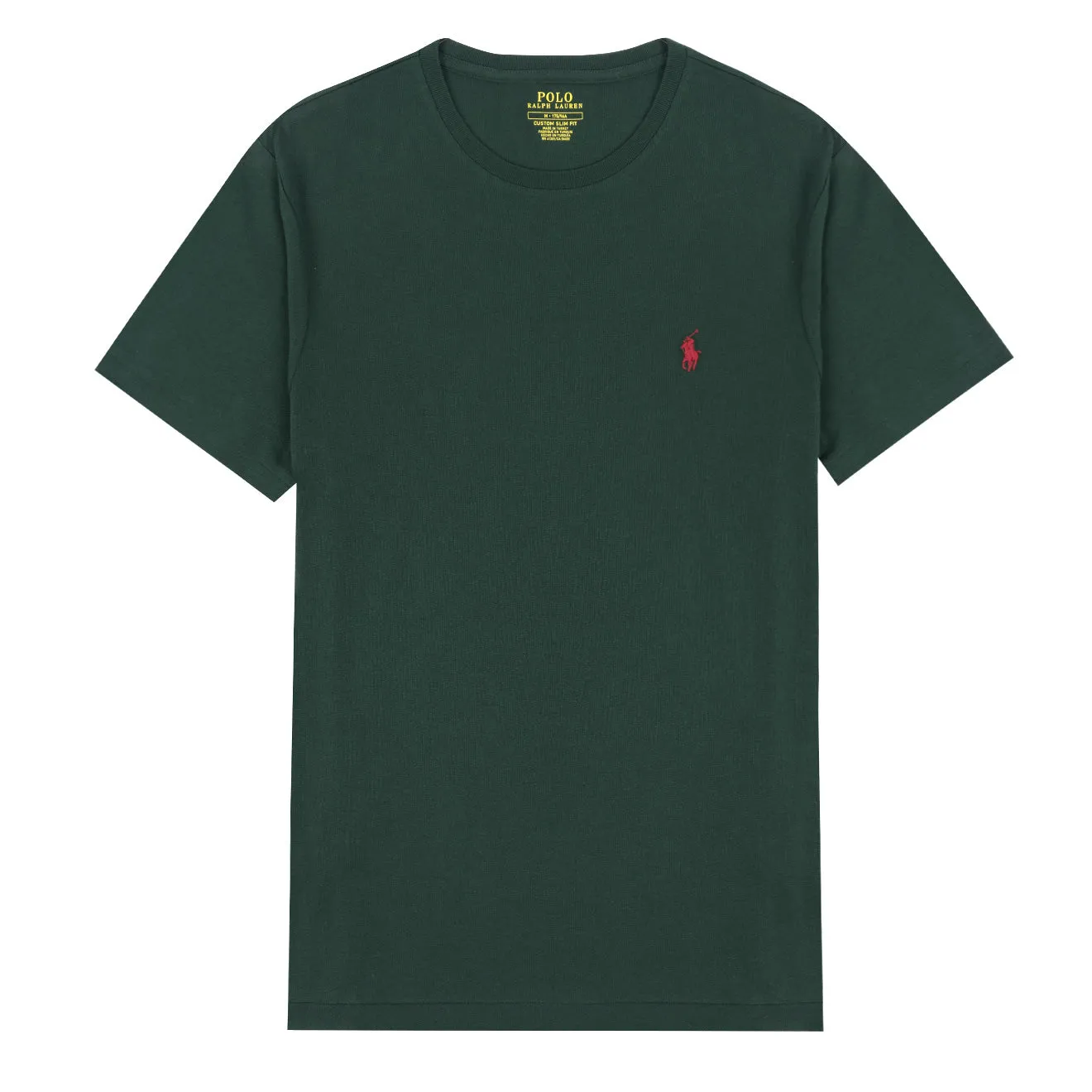 Polo Ralph Lauren Custom Slim Fit Cotton T-Shirt College Green