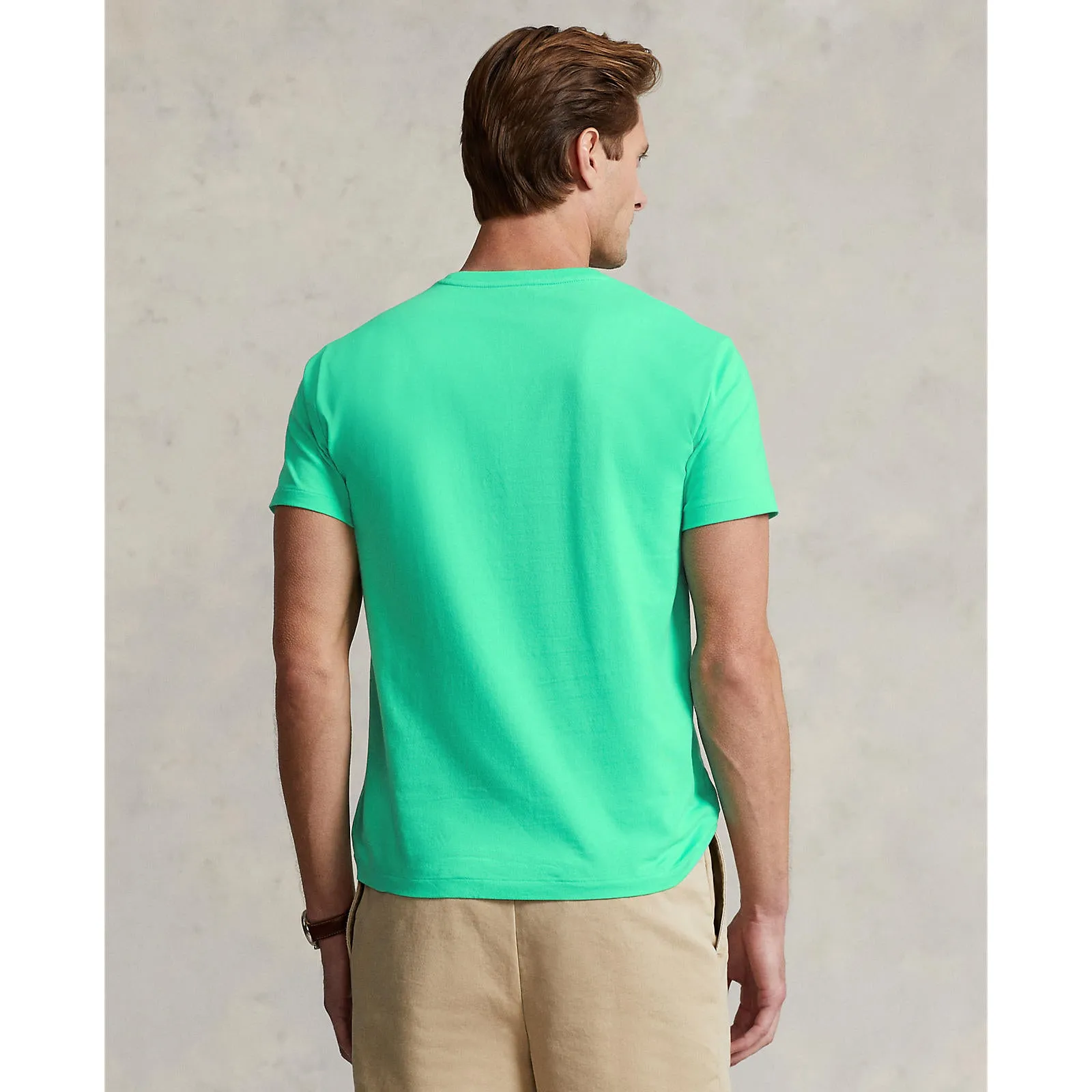 Polo Ralph Lauren - Custom Slim Fit Jersey Crewneck T-Shirt - Sunset Green