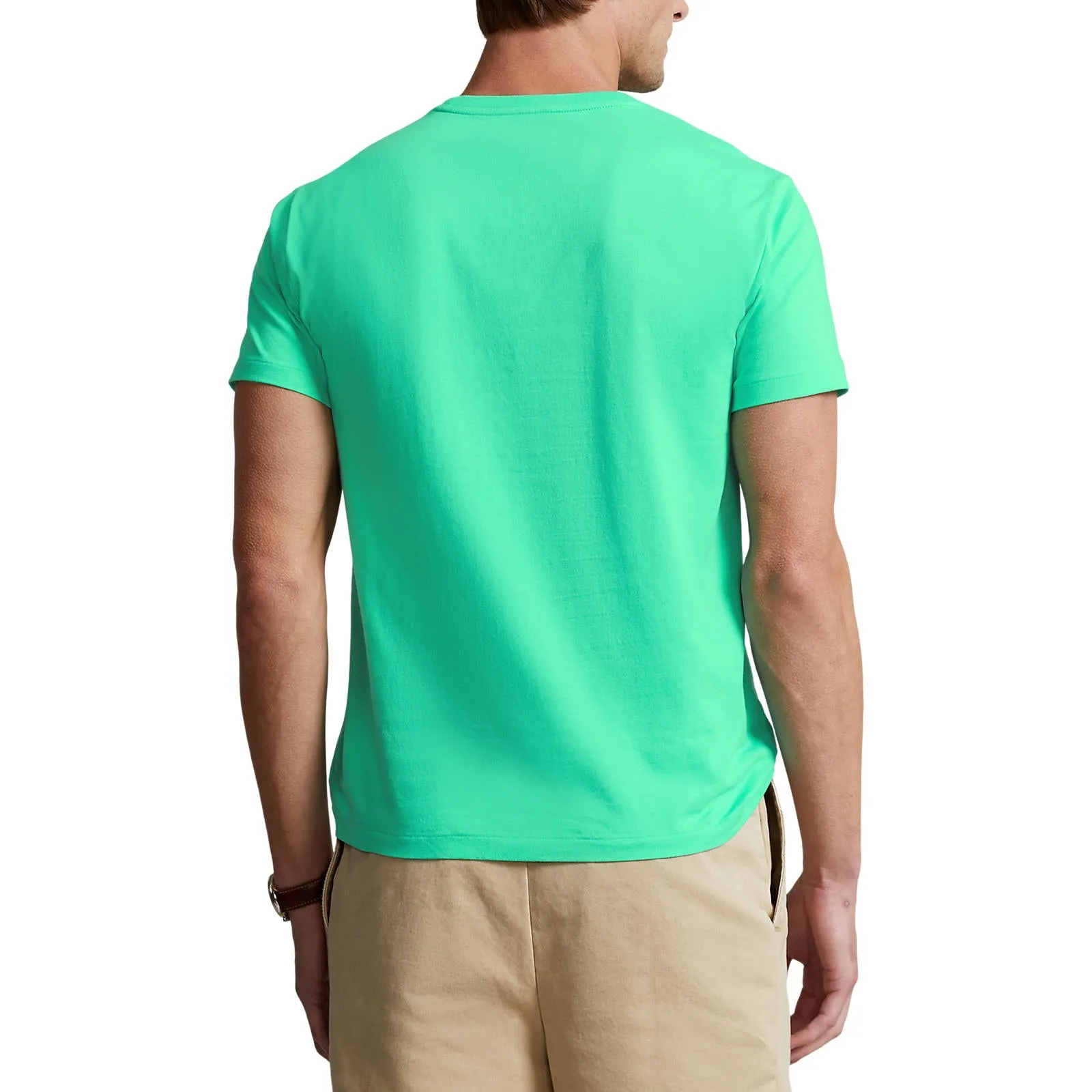Polo Ralph Lauren - Custom Slim Fit Jersey Crewneck T-Shirt - Sunset Green