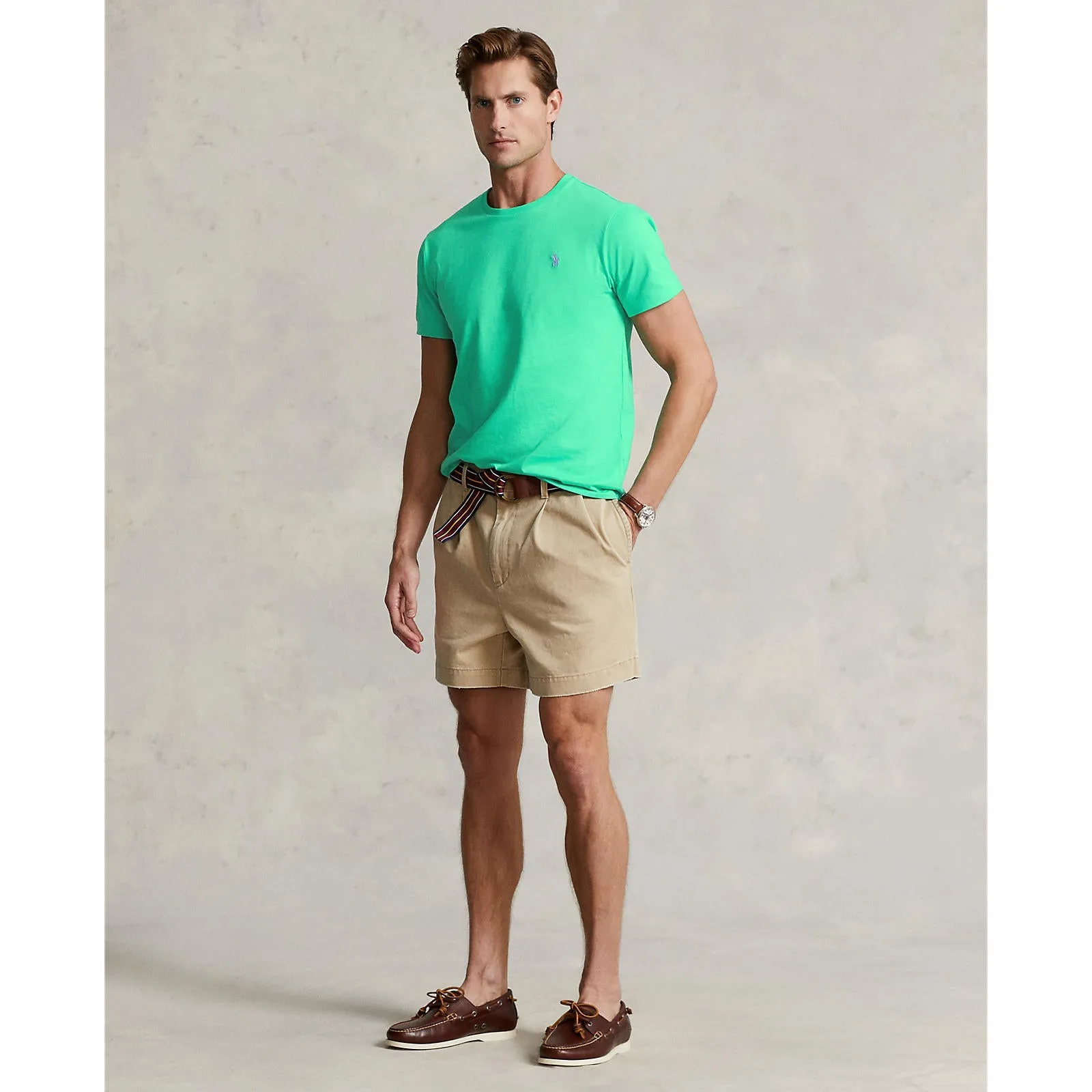 Polo Ralph Lauren - Custom Slim Fit Jersey Crewneck T-Shirt - Sunset Green