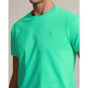 Polo Ralph Lauren - Custom Slim Fit Jersey Crewneck T-Shirt - Sunset Green