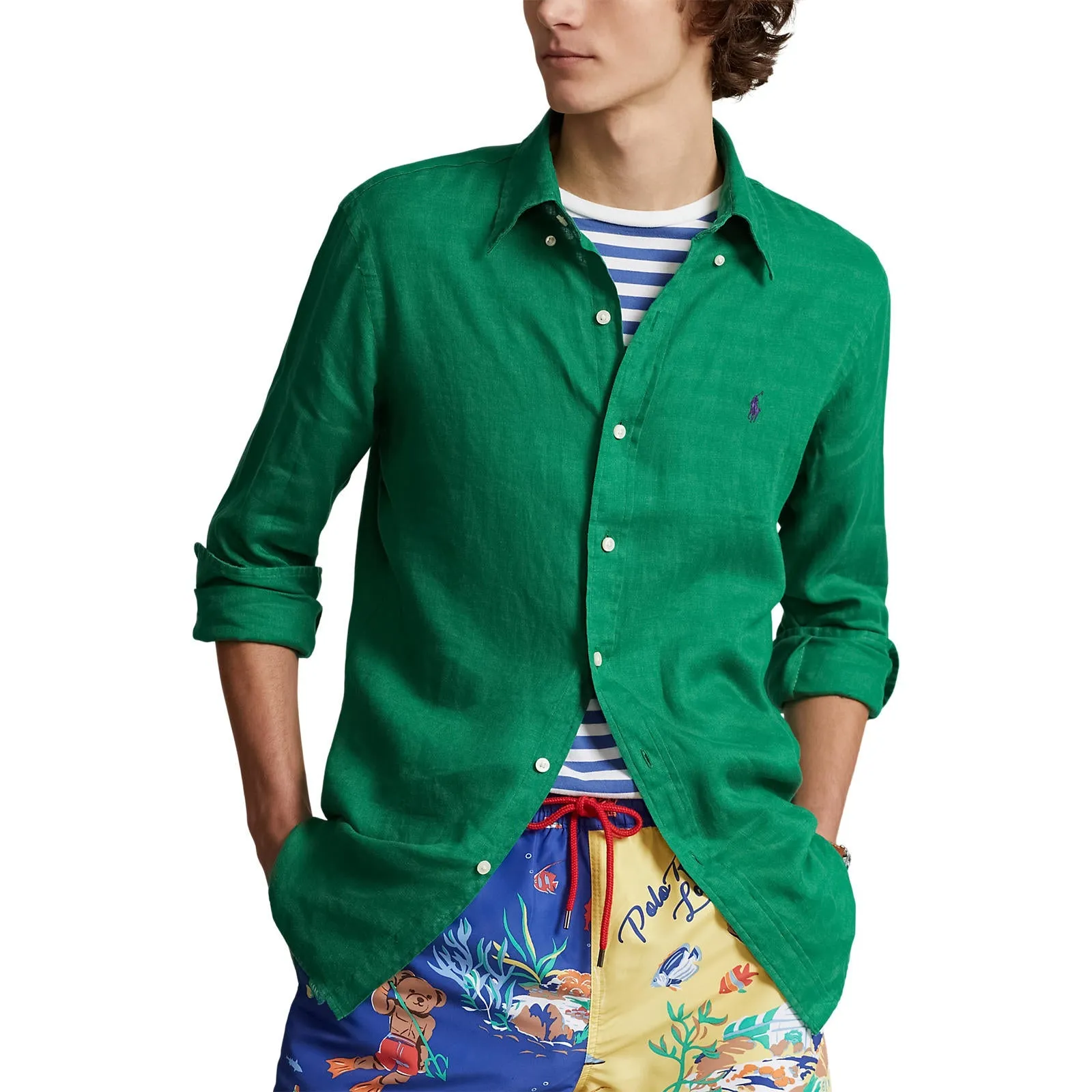 Polo Ralph Lauren - Linen Shirt - Athletic Green