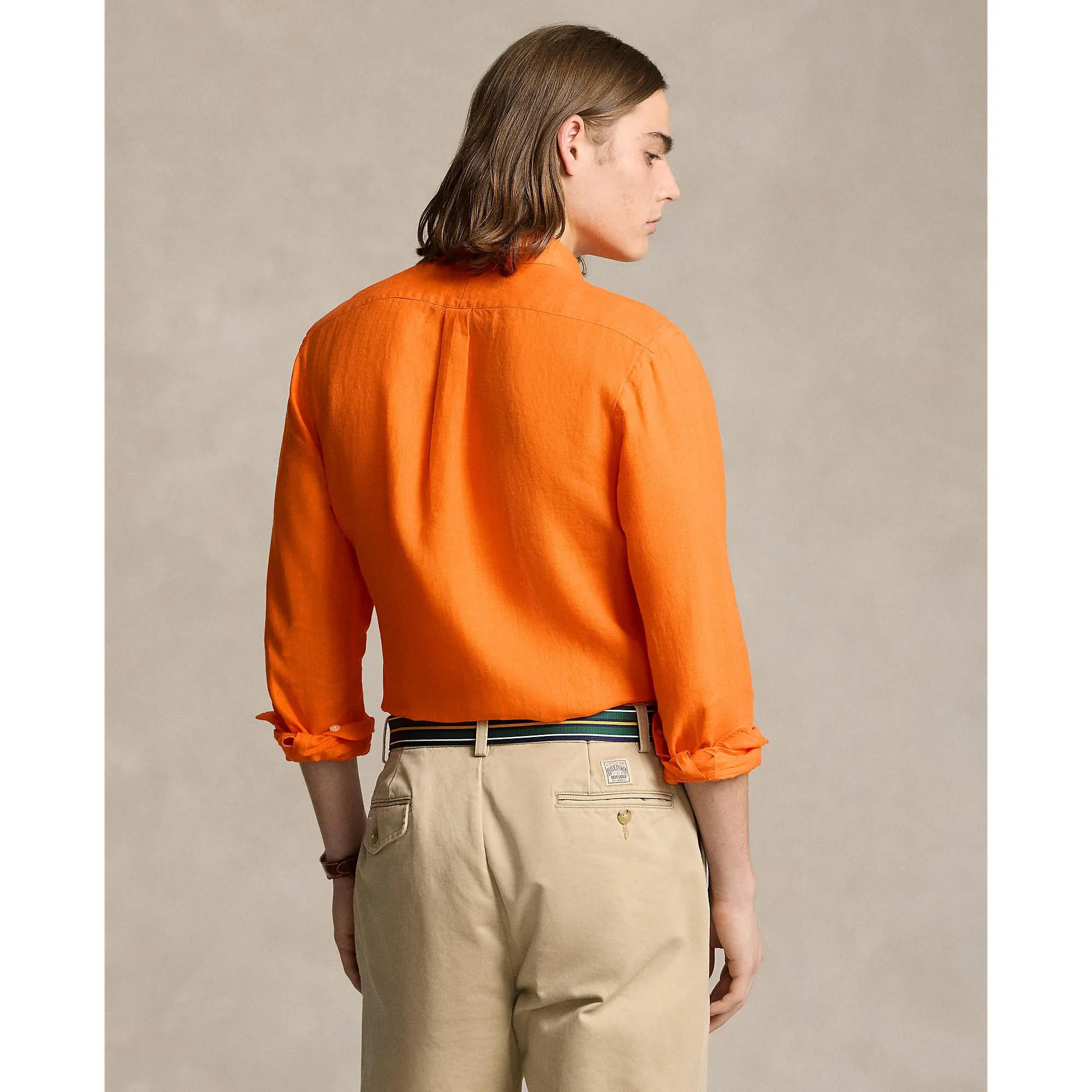Polo Ralph Lauren - Linen Shirt - Bright Signal Orange