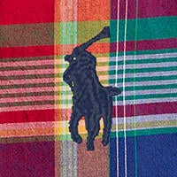 Polo Ralph Lauren - Madras Cotton Shirt - Check - Royal, Red Multi
