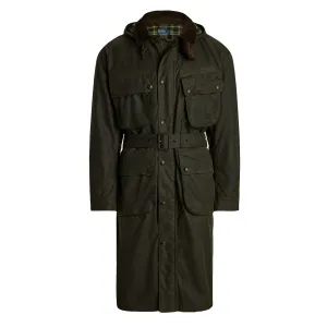 Polo Ralph Lauren Oilcloth Bike Coat Oil Cloth Green X