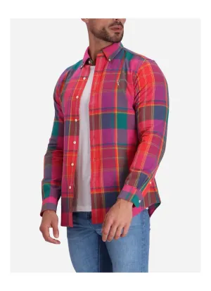 Polo Ralph Lauren - Oxford Shirt - Plaid - Pink, Orange, Multi
