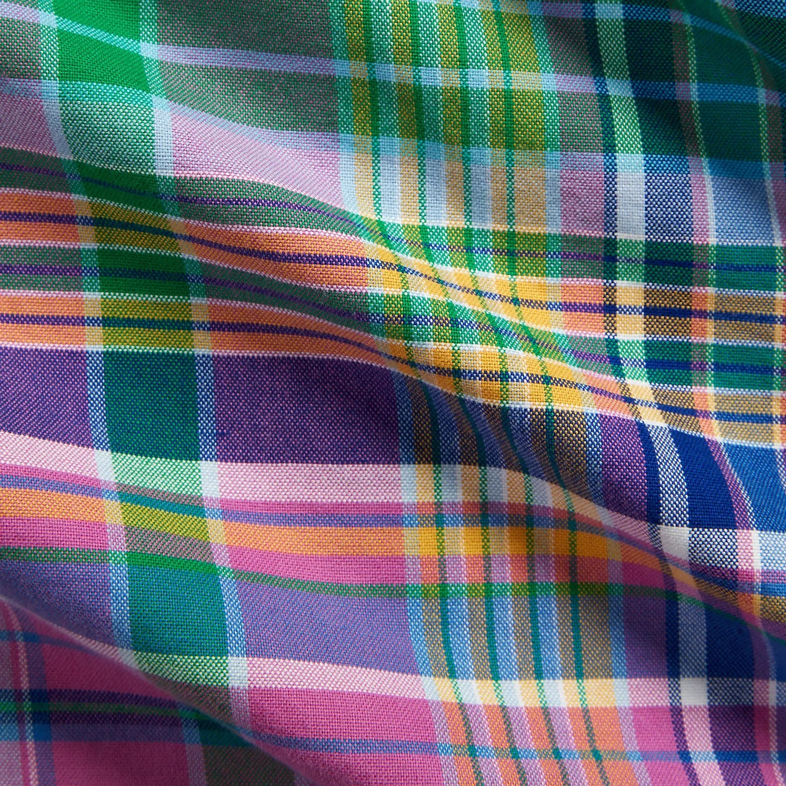 Polo Ralph Lauren - Oxford Shirt - Plaid - Pink/Green Multi