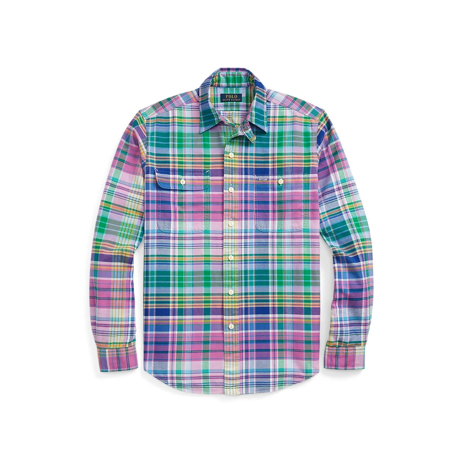 Polo Ralph Lauren - Oxford Shirt - Plaid - Pink/Green Multi