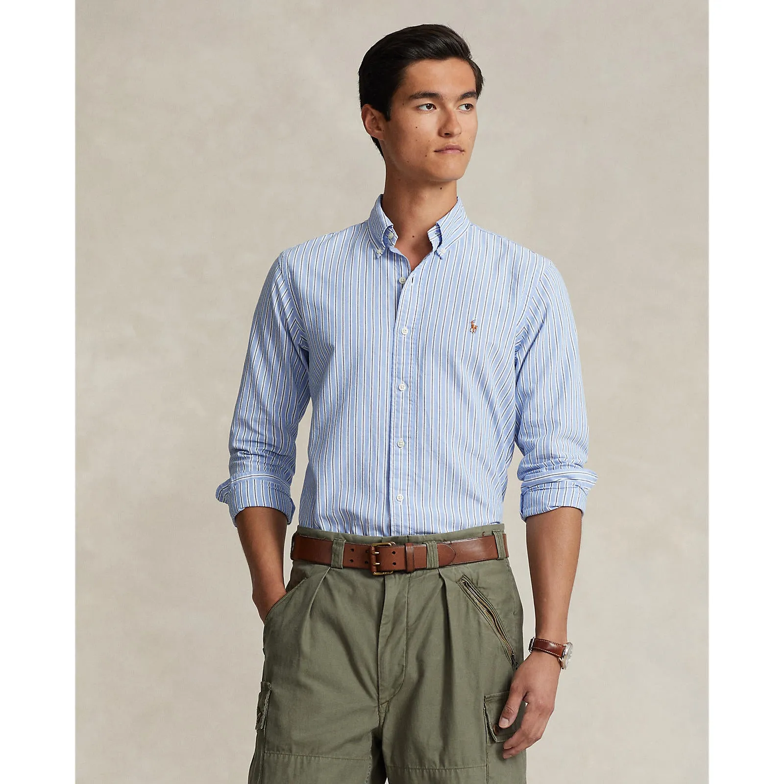 Polo Ralph Lauren - Oxford Shirt - Stripe - Blue & White