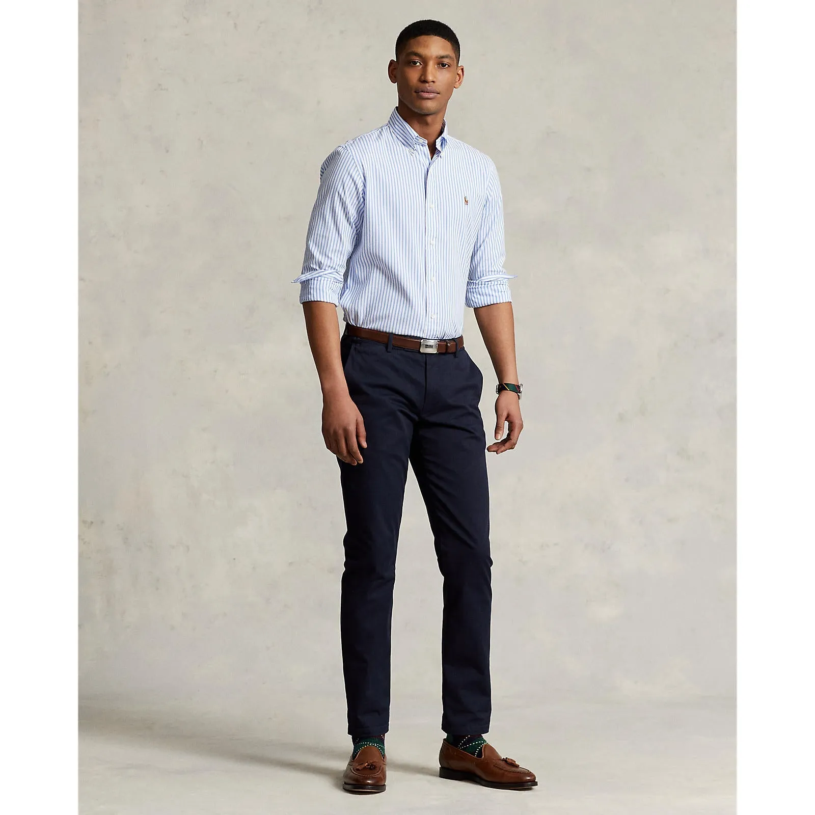 Polo Ralph Lauren - Oxford Shirt - Stripe - Blue & White