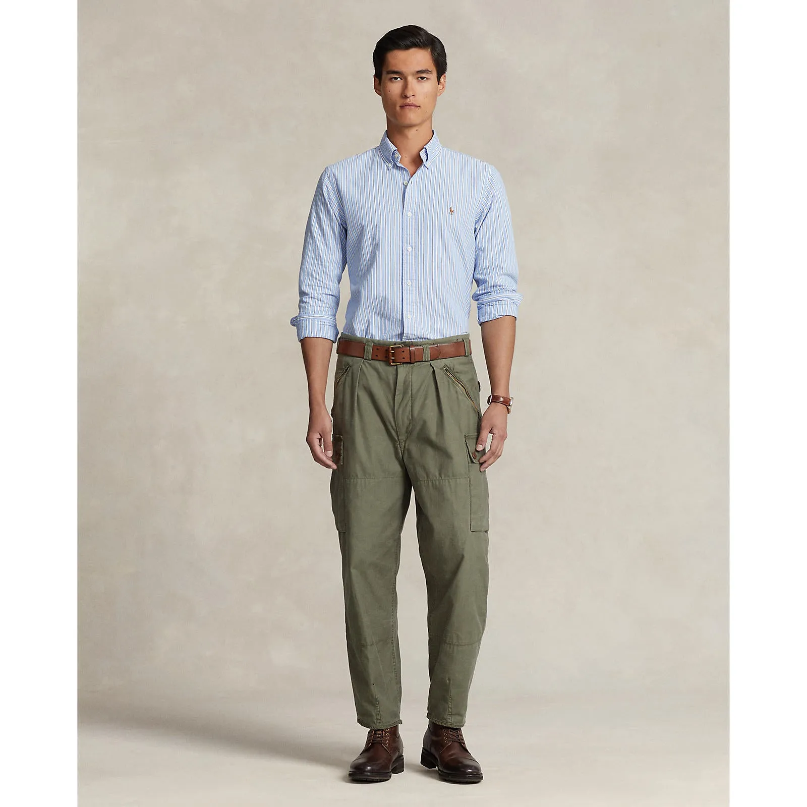 Polo Ralph Lauren - Oxford Shirt - Stripe - Blue & White