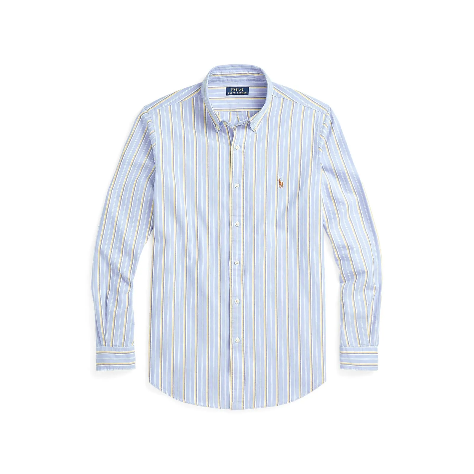 Polo Ralph Lauren - Oxford Shirt - Stripe - Blue, Yellow & White