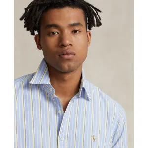 Polo Ralph Lauren - Oxford Shirt - Stripe - Blue, Yellow & White