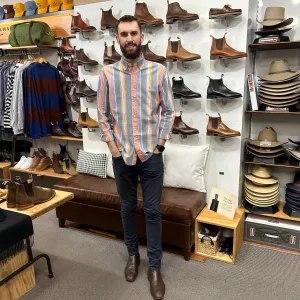 Polo Ralph Lauren - Oxford Shirt - Stripe - Orange, Green, Purple Multi