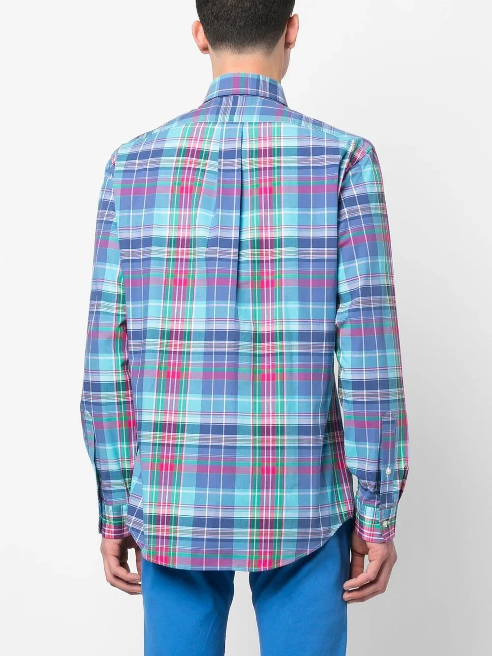 Polo Ralph Lauren - Poplin Shirt - Check - Turquoise/Pink Multi