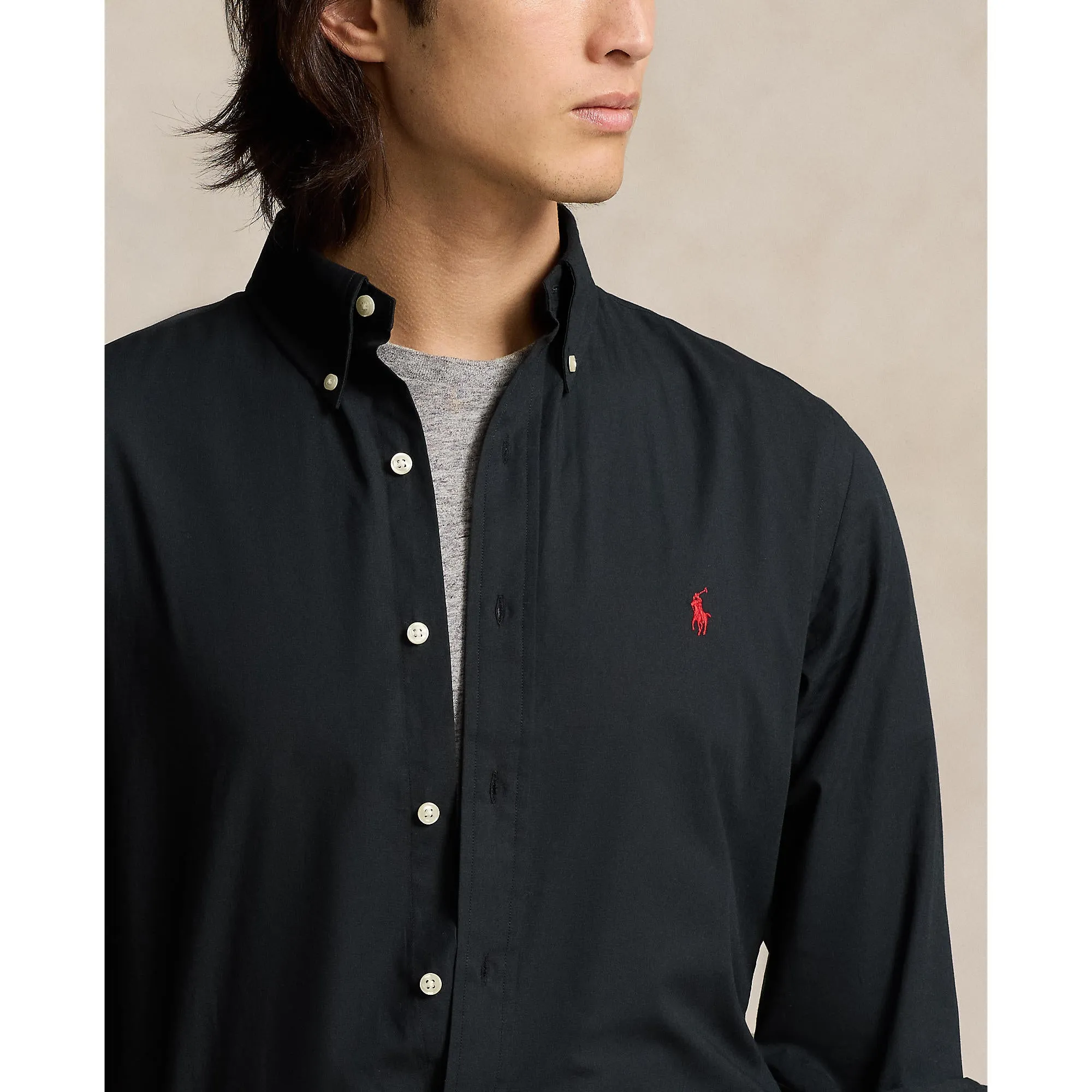 Polo Ralph Lauren - Poplin Stretch Shirt - Black