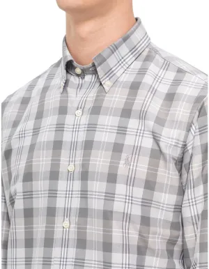Polo Ralph Lauren - Poplin Stretch Shirt - Check - Grey & White