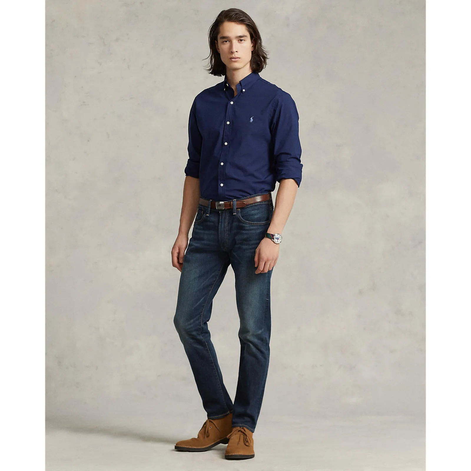 Polo Ralph Lauren - Poplin Stretch Shirt - Navy