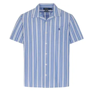 Polo Ralph Lauren Stripe Camp Shirt Blue / White