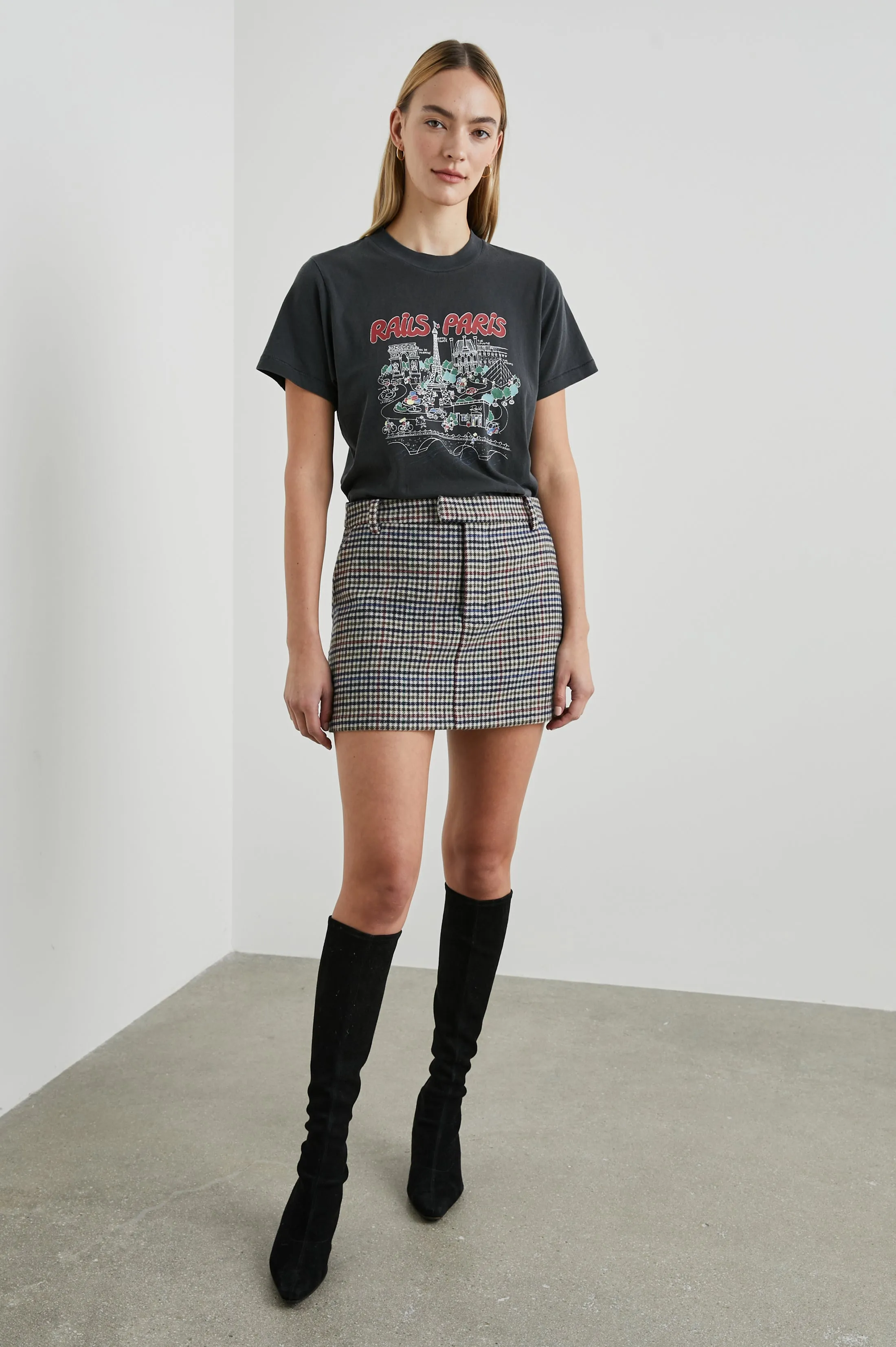 PRIM SKIRT - CARDINAL PINE MULTI Rails