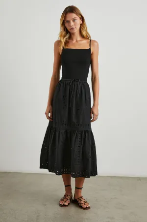PRINA SKIRT - BLACK Rails