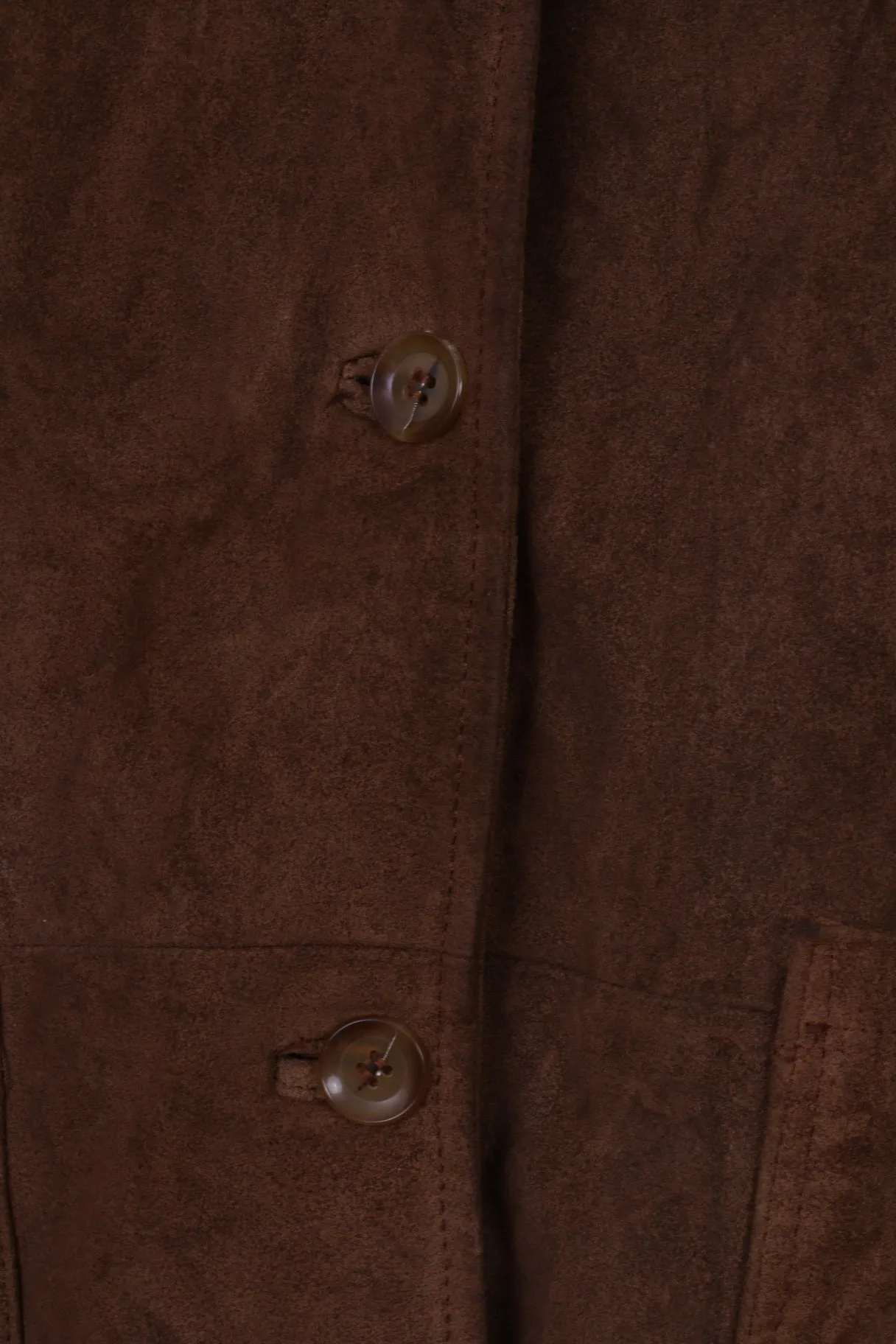 Privilegi Womens 48 XL Jacket Brown Vintage Leather Suede Designed in Italy Jacket