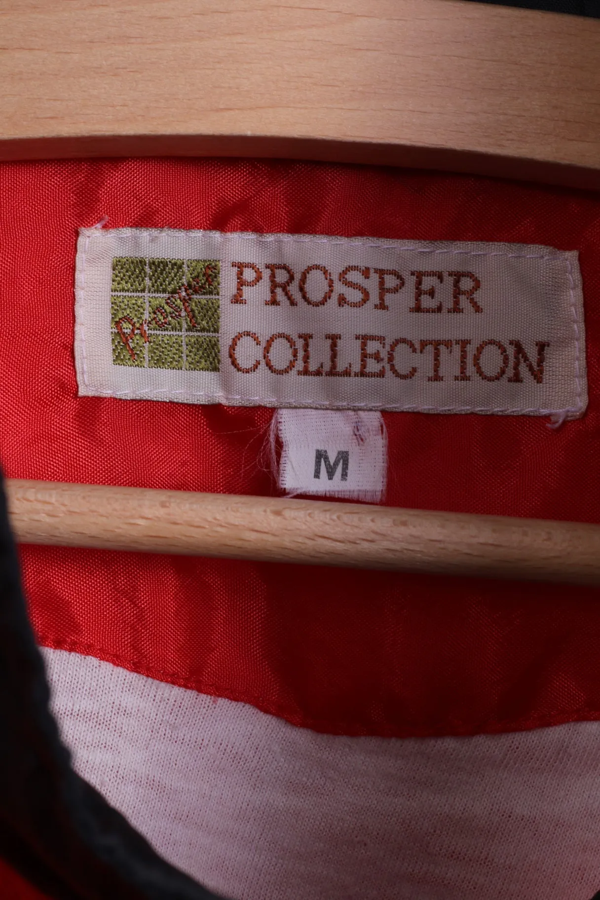 Prosper Collection Mens M Jacket Red Active Wear Vintage Lightweight Top
