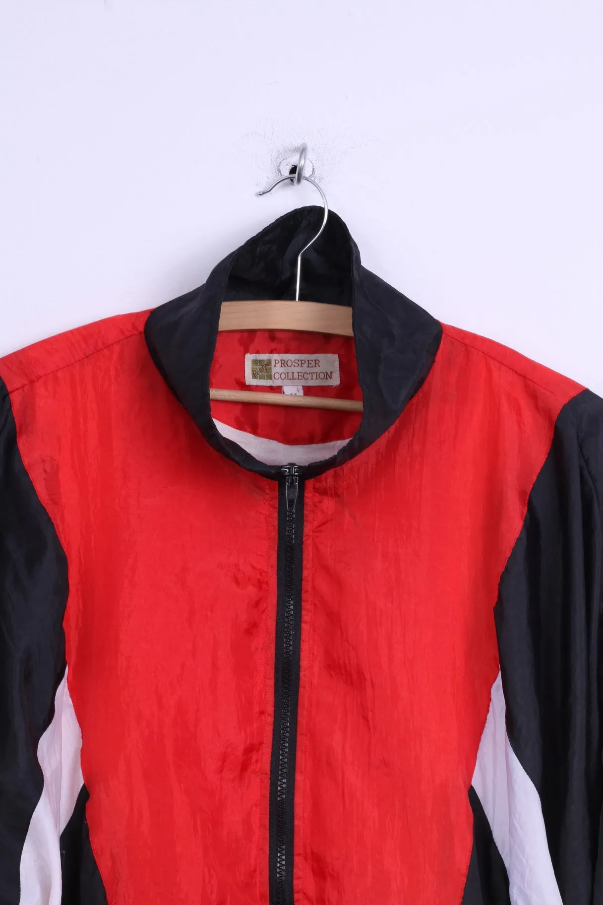 Prosper Collection Mens M Jacket Red Active Wear Vintage Lightweight Top
