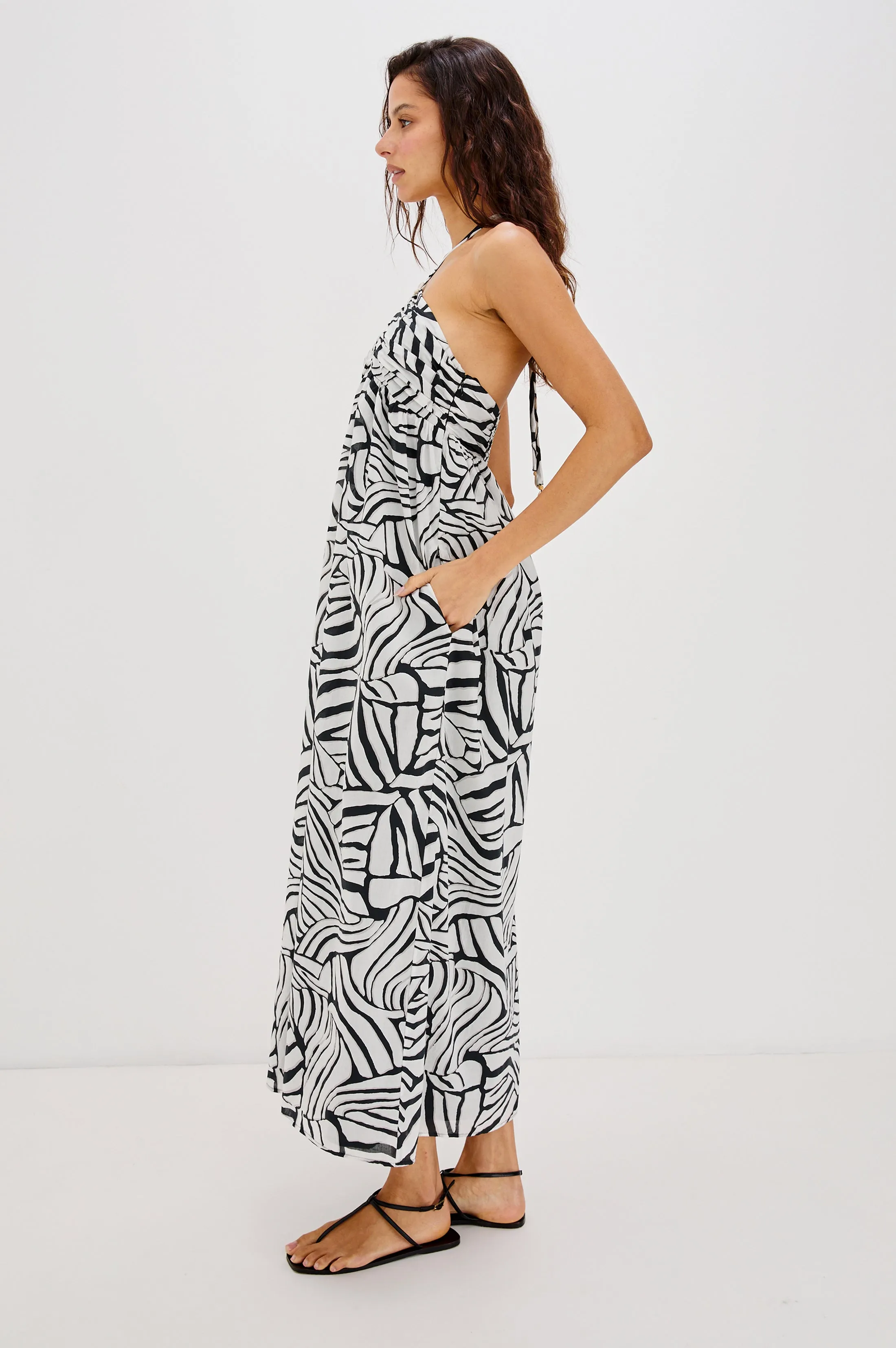 RAILS X LSPACE PALAZZO DRESS - PLAYA BLANCA Rails