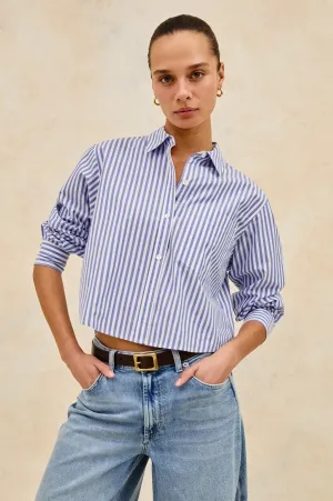 RAMY SHIRT - MARINER WHITE STRIPE Rails
