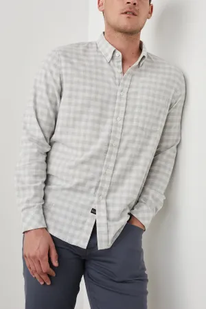 REID SHIRT - ALLOY WHITE MELANGE Rails
