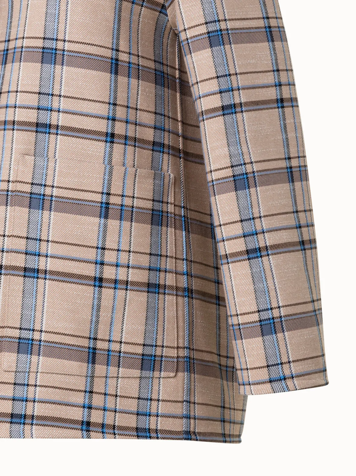 Reversible 3-in-1 Wool Double Weave Jacket Akris