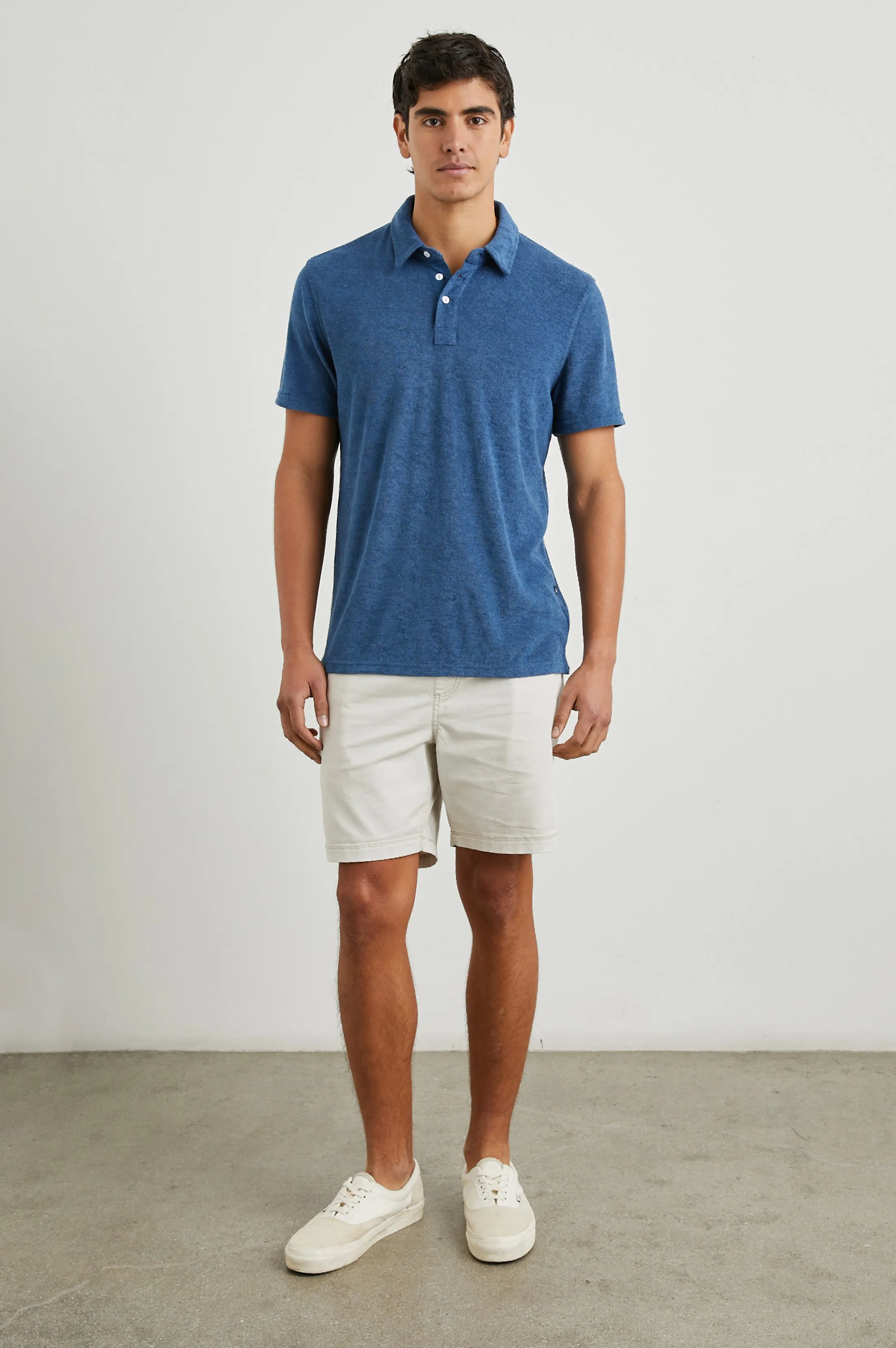 RHEN POLO SHIRT - ENSIGN BLUE Rails