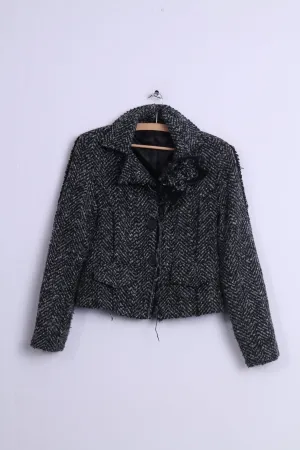 Rinascimento Womens S Jacket Grey Acrylic Italy Single Breasted Blazer