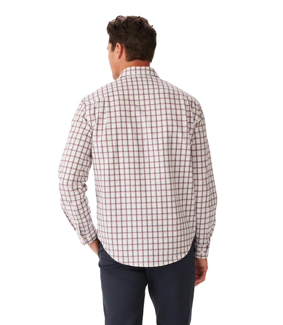 R.M.Williams - Classic Twill Check Shirt - White/Red/Navy