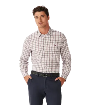 R.M.Williams - Classic Twill Check Shirt - White/Red/Navy